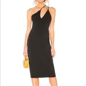 Lovers and Friends Finley Midi Dress in Black Size S